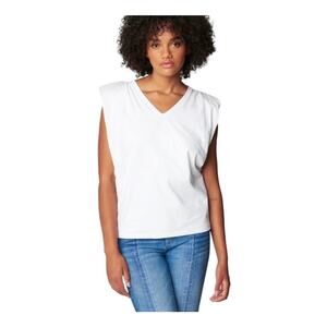 Urban Revivo White V Tee